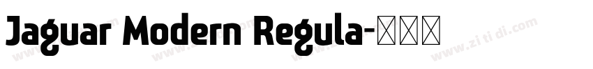 Jaguar Modern Regula字体转换